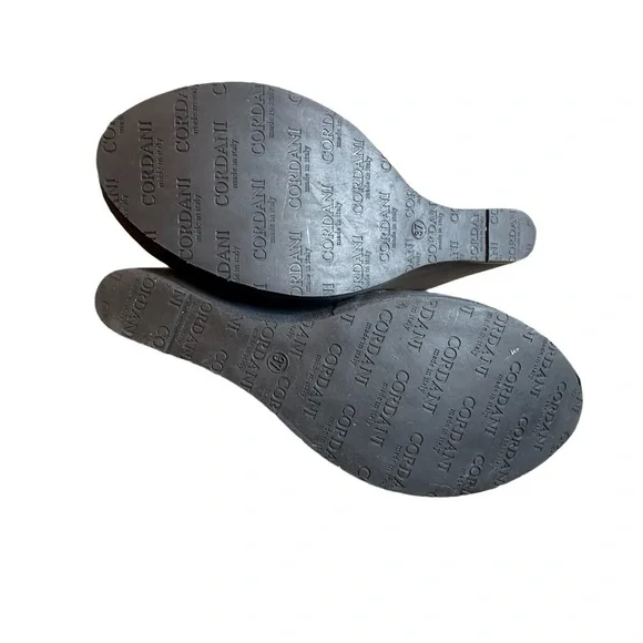 Cordani Devon Black Suede Wedge Sandals Sz 8 (EU 38) – gently used. - Picture 3 of 5